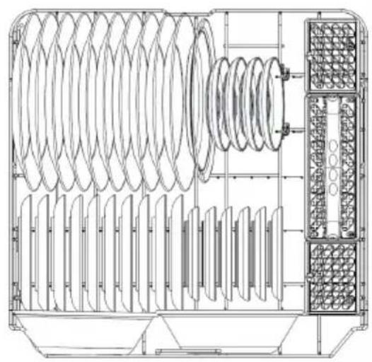 MIDEA MDF24P1BBB - PANIER INFÉRIEUR - 2