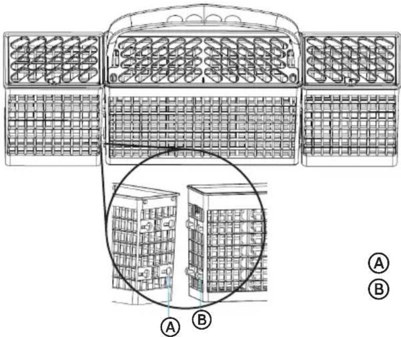 MIDEA MDF24P1BBB - THREE-PIECE SILVERWARE BASKET - 1