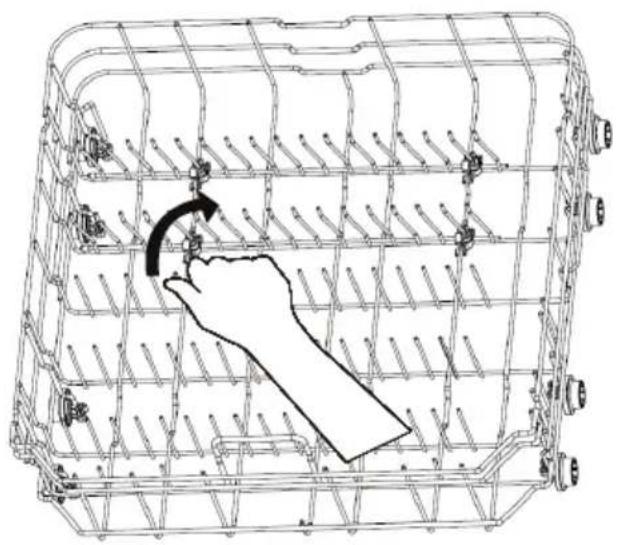 MIDEA MDF24P1BBB - ADJUSTABLE RACK TINES - 1