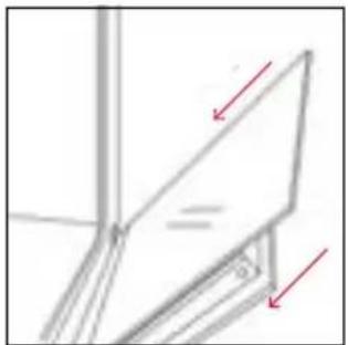 ROSIERES RO6 M5TB3Y - OUTSIDE THE OVEN: removal and cleaning the glass door - 8