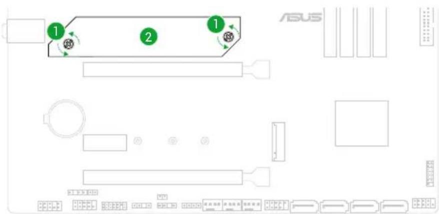ASUS PRIME B860M-A WIFI - M.2 1スロットにM.2 SSDを取り付ける - 1