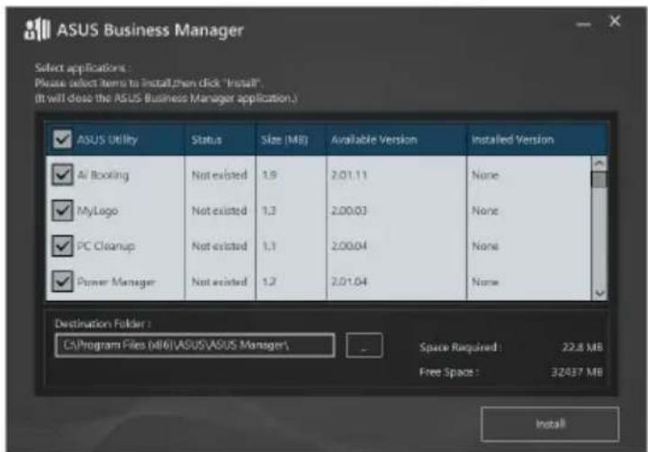 ASUS D700MC - การติดตั้ง ASUS Business Manager - 2