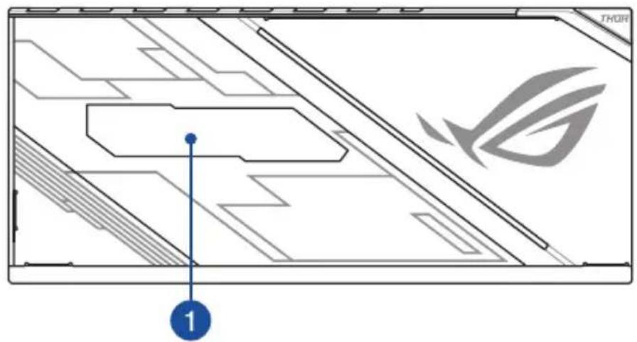 ASUS ROG Thor 850W Platinum II - Вид спереди - 1