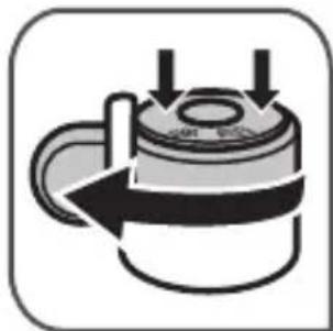 TEFAL ClipsoMinut' Delice P48007 - Retirar e colocar a válvula de funcionamento (A) - 2