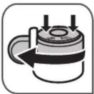 TEFAL ClipsoMinut' Delice P48007 - Om het drukventiel te plaatsen: - 2