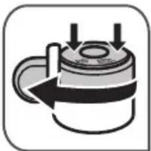 TEFAL ClipsoMinut' Delice P48007 - Çalışma supabını yerleştirmek için: - 2