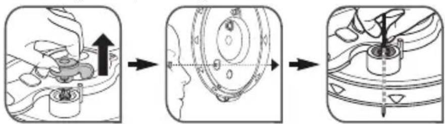 TEFAL ClipsoMinut' Delice P48007 - Checking the operating valve (A) - 1