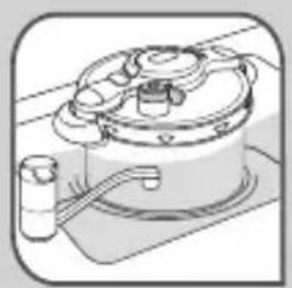 TEFAL ClipsoMinut' Delice P48007 - Om de stoom te laten ontsnappen : - 2