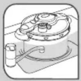TEFAL ClipsoMinut' Delice P48007 - To release the steam: - 2