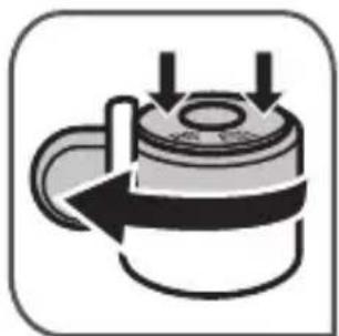 TEFAL ClipsoMinut' Delice P48007 - Käyttöventtiilin (A) paikalleen asettaminen: - 2