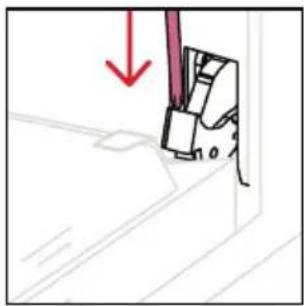 ROSIERES RO6 H5G3 IN - OUTSIDE THE OVEN: removal and cleaning the glass door - 2