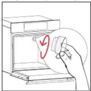 ROSIERES RO6 H5G3 IN - Changing the bulb on top: - 2