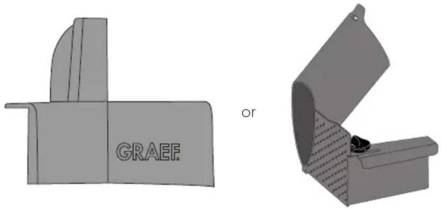 GRAEF Master M20F - Holder for remainders Combination attachment\* - 1