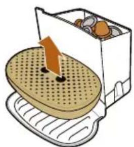 L'or Barista LM9016 - Cleaning the used capsule drawer and waste water drawer - 2