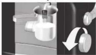 SAECO Lavazza A Modo Mio RI9575 - VERWENDUNG DER DAMPF-/HEISSWASSERDÜSE - 2