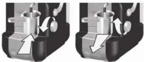 SAECO Lavazza A Modo Mio RI9575 - USING THE STEAM / HOT WATER WAND - 1