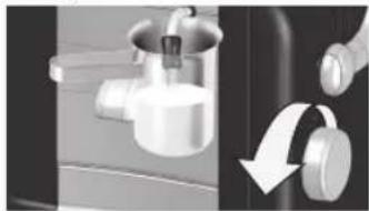 SAECO Lavazza A Modo Mio RI9575 - USING THE STEAM / HOT WATER WAND - 2