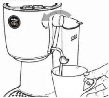 SAECO Lavazza A Modo Mio Piccina RI9585 - STOOMAFGIFTE EN BEREIDING VAN EEN CAPPUCCINO - 3