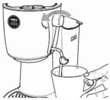 SAECO Lavazza A Modo Mio Piccina RI9585 - DISPENSING STEAM AND PREPARING A CAPPUCCINO - 3