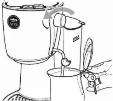 SAECO Lavazza A Modo Mio Piccina RI9585 - DISTRIBUTION DE VAPEUR ET PRÉPARATION DU CAPPUCCINO - 2