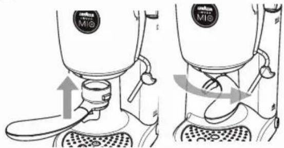 SAECO Lavazza A Modo Mio Piccina RI9585 - RENGÖRING AV LÅDAN FÖR PODS - 7