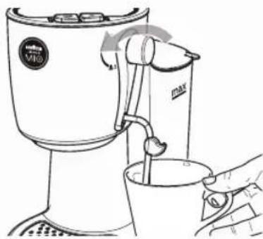 SAECO Lavazza A Modo Mio Piccina RI9585 - DISTRIBUIÇÃO DE VAPOR E PREPARAÇÃO DE CAPPUCCINO - 3