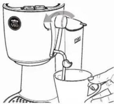SAECO Lavazza A Modo Mio Piccina RI9585 - DISTRIBUTION DE VAPEUR ET PRÉPARATION DU CAPPUCCINO - 3