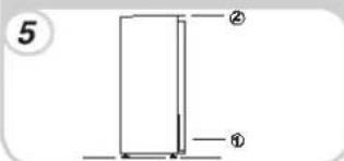 ROSIERES RBLP 220 NF - ODWRACANIE DRZWI - 5