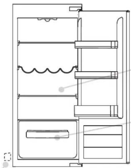 ROSIERES RBLP 220 NF - Defrosting the refrigerator compartment - 1