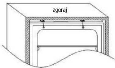 ROSIERES RBLP 220 NF - DIMENZIJE IZDELKA IN VGRAJENI PREDEL - 3