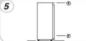 ROSIERES RBLP 220 NF - INVERSION DE LA APERTURA DE LAS PUERTAS - 5
