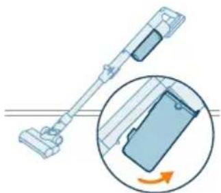 PHILIPS 5000 Series Aqua Flex Tube XC5244 - Одржување на корпата за прашина - 4