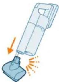 PHILIPS 5000 Series Aqua Flex Tube XC5244 - 使用吸頭 - 2