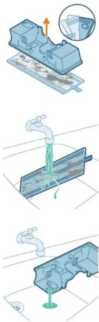 PHILIPS 5000 Series Aqua Flex Tube XC5244 - Vedlikehold av støvbeholderen - 5