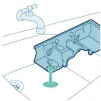 PHILIPS 5000 Series Aqua Flex Tube XC5244 - Manutenção do depósito Aqua (apenas XC5244) - 2