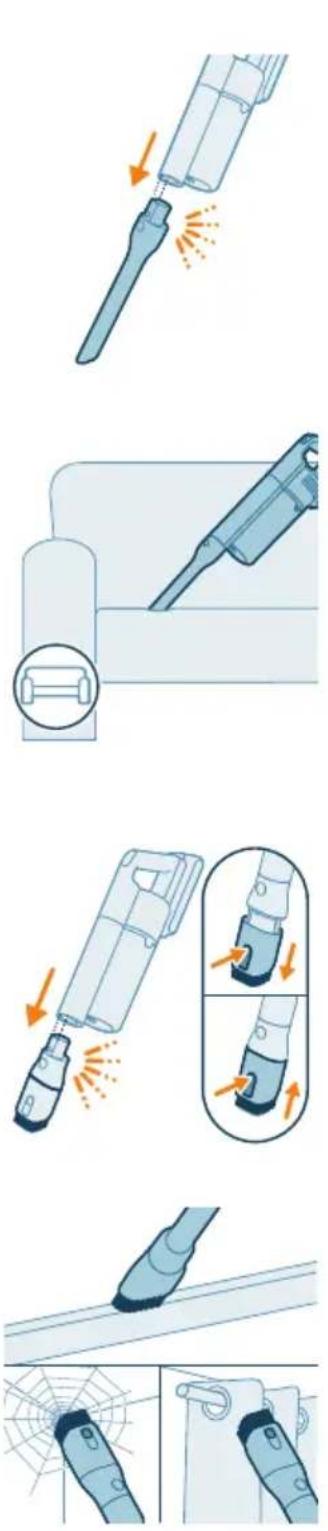 PHILIPS 5000 Series Aqua Flex Tube XC5244 - Using the Mini TurboBrush (XC5243, XC5244 only) - 2