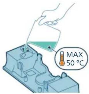 PHILIPS 5000 Series Aqua Flex Tube XC5244 - Vandens bakelio techninė priežiūra (tik XC5244) - 2