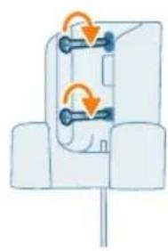 PHILIPS 5000 Series Aqua Flex Tube XC5244 - Εγκατάσταση του στηρίγματος τοίχου - 5