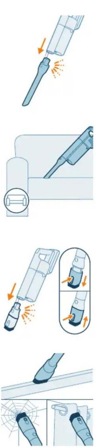PHILIPS 5000 Series Aqua Flex Tube XC5244 - Penggunaan muncung - 3