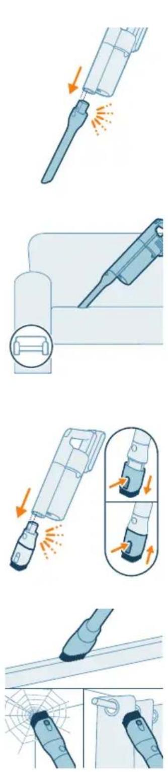 PHILIPS 5000 Series Aqua Flex Tube XC5244 - Utilizzo della spazzola Mini Turbo (solo XC5243, XC5244) - 2