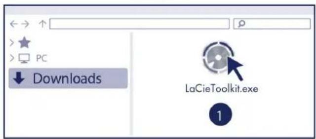 Downloads LaCieToolkit.exe 1