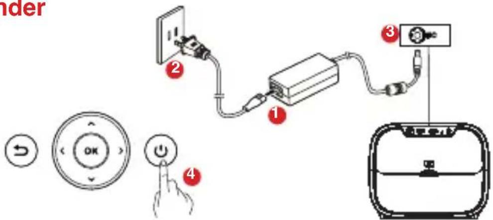 Irradio VDP-IR250HD - Encender - 1