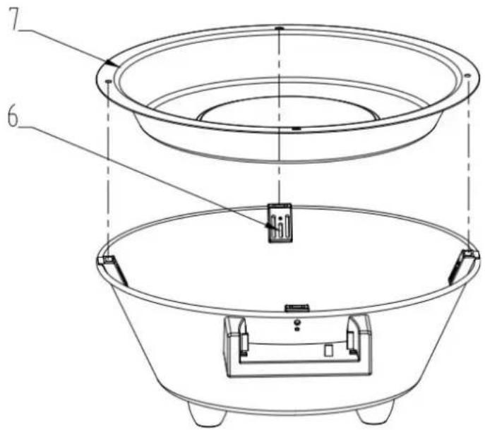 Melchioni BBQ1 - ASSEMBLER LE GRIL COMME INDIQUÉ SUR LE DESSIN - 3