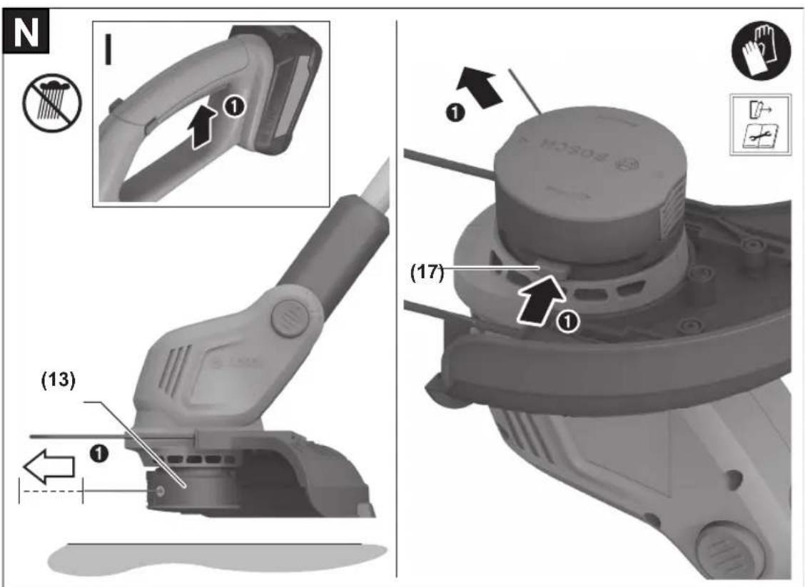 BOSCH UniversalGrassCut 18V-23-450 - النقل - 12