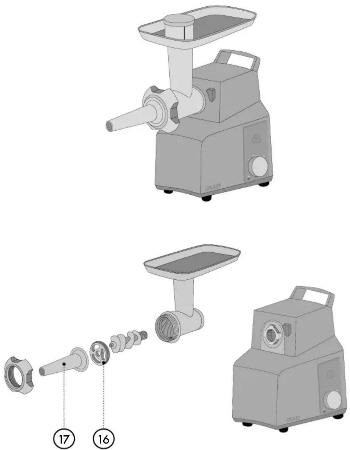 GRAEF FW 706 - Imbuto per insaccati - 1