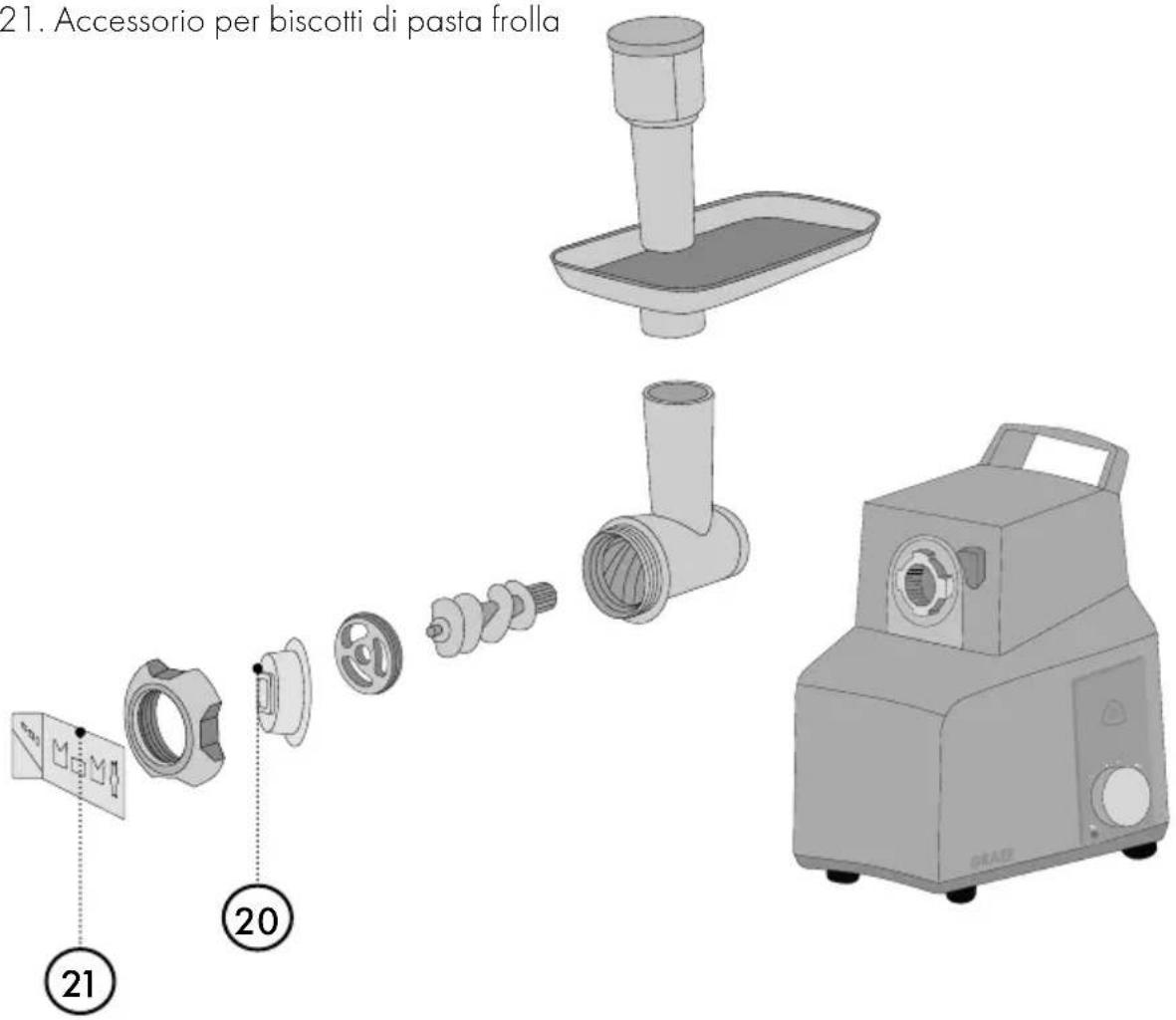 GRAEF FW 706 - Accessorio per biscotti di pasta frolla - 1