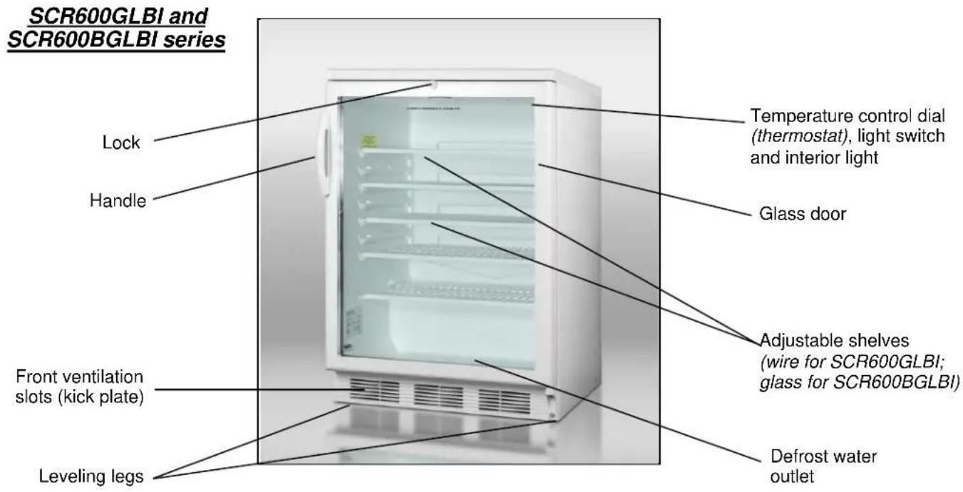 Accucold FF6LWBI7SSTB - Location of Parts - 3