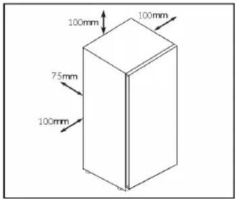 CANDY CNUQ4L58DX - Doorsnede van ventilatie - 1
