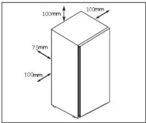 CANDY CNUQ4L58DX - Ventilaton cross-section - 1