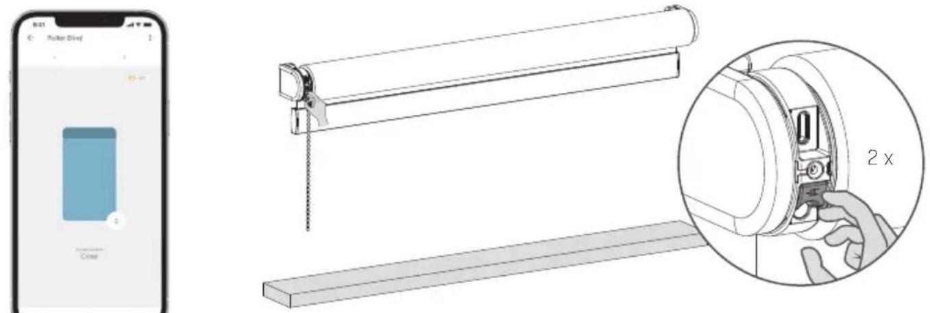 MOTION CMD-03 - Ukryj kod konfiguracji rolety MotionBlinds - 2